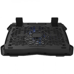 Cooling stand single fan with 2x2.0 USB hub, support up to 10"-15.6" laptop, ABS plastic and iron, Fans dimension:125*125*15mm(1pc), DC 5V - Img 4