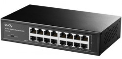 Cudy GS1016 16-Port 10/100/1000M Switch, 16x Gbit RJ45 port, rackmount (Alt. Teg1016d) - Img 3