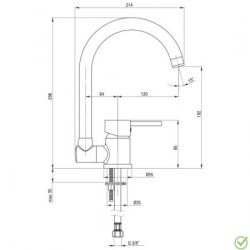 Deante bca n61m aster slavina -2