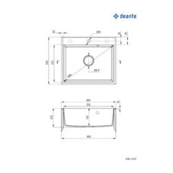 Deante sudopera andante 60/wh zqn a103 - Img 2