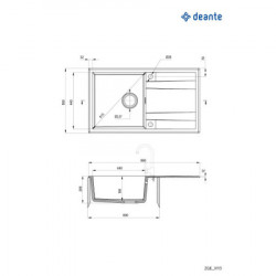 Deante sudopera eridan 86/ant/o zqe t113 - Img 2