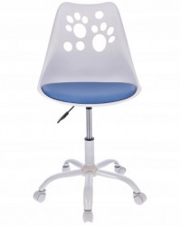 Dečja stolica JOY sa mekim sedištem - Belo/Plava ( CM-976863 ) - Img 6