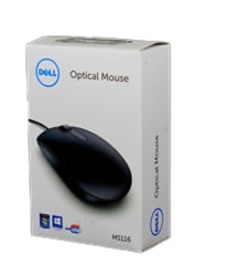  Dell MS116 crni miš USB-2