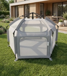 Delunaro dečiji šator igraonica ( KLK2614-Light-Gray )-2