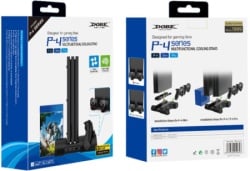 Dobe tp4-0406b drzač sa usb punjačem za ps4/ ps4 pro/ ps4 slim docking station -1