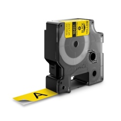 Dymo traka industrijska najlon 19mm crna/žuta ( DY18491 )