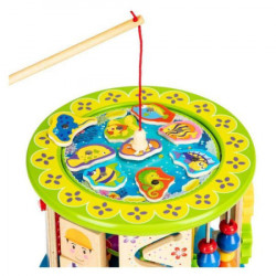Eco toys drvena edukativna kocka sa igračkama ( HM179520 ) - Img 7