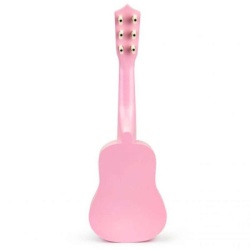 Ecotoys Drvena gitara za decu sa metalnim žicama pink ( FO18 P / MF019A )-3