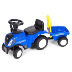 Ecotoys Traktor sa prikolicom blue  ( 658T BLUE )-4