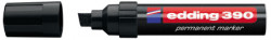 Edding marker permanent 390 4-12mm, deblji, kosi vrh crna ( 08M390B ) - Img 1