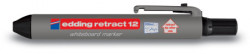 Edding marker za belu tablu E-12 Retract 1,5-3mm crna ( 09M12B ) - Img 2