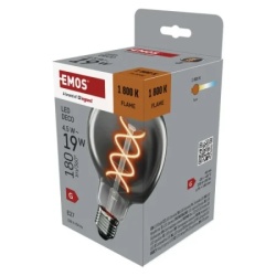 Emos z52311 Led sijalica deco smoked g95 4,5w(19w) 180lm e27 flame ( 3749 )