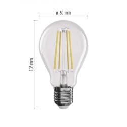 Emos zf5154d led sijalica filament a60 7,5w e27 ww ( 3357 ) - Img 1