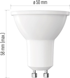 Emos zl8f54  Led sijalica basic mr16 10w(72w) 1000lm gu10 cw ( 3782 )-3