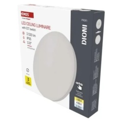 Emos zm7152 Led panel nadgradni dioni okrugli beli podesiv cct, 22/32w 2420/3520 lm, ip55 41x6,5cm ( 3701 )