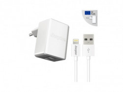 Energizer Ultimate Wall Charger 2USB+Lightning Cable White 3, 4A ( ACA2CEUULI3 ) - Img 2
