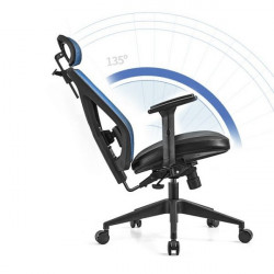 Ergo office plus - Radna anatomska stolica V1 - Crna - Img 8