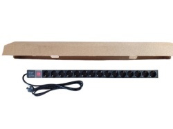 ExeLink Razvodni PDU panel za rack 19 in, sa 15 uticnih mesta, kabl 2m (aluminijum)