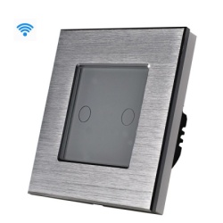 Exeshop 2g wi-fi pametni prekidačI al silver (WiFi touch switch) ( ss026 )
