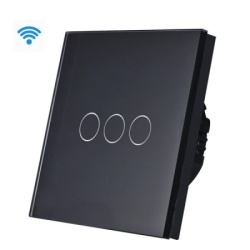 Exeshop wi-fi pametni prekidač 3g tuya crni nn (WiFi touch switch) ( ss017 )