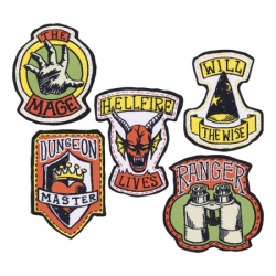 Fanattik Stranger Things - Set of Five Fabric Patches ( 078147 )