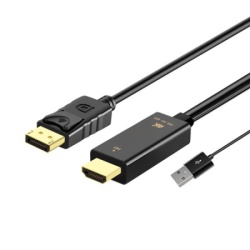 Fast Asia Display Port na HDMI+USB 2.0 kabl (m/m) 1.8m ( 677 )