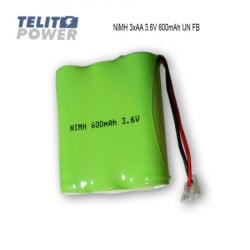 FB LTT Electronics NiMH 3xAA 3.6V 600mAh Un FB ( 0058 )