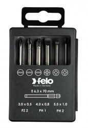 Felo set bitova Industrial Bit-box Profi 73 mm SL/PH/PZ 6 kom ( 03092716 ) - Img 1