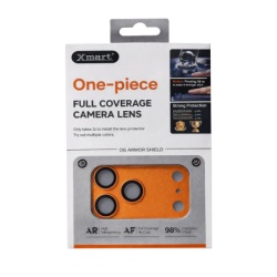 Folija za zastitu kamere x-mart full coverage za iphone 17 pro (6.3) narandzasta ( FL12090 )