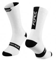 Force čarape long pro slim, belo-crne l-xl ( 90090565 )
