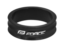 Force podloška a-head viljuške, anodizirana, 1 1/8'' 10mm aluminijum, crni ( 15585 )