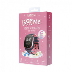 Forever dečiji pametni satić GPS WiFi 4G KW-500 pink ( GSM107170 ) - Img 1