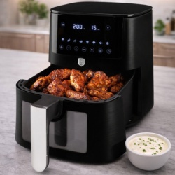 Friteza dry fry 5,0l 1400w black vantage collection bh-9557s