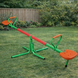 Fun Flip Dečija Klackalica sa Rotacijom 360 - Metalna Konstrukcija Zelena ( K120L-GR-FF )