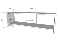 Futrix Tv komoda Evi 23 Bela ( 30750 ) -2