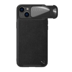 Futrola nillkin cam shield leather s za iphone 14 6.1 crna ( F109793 )