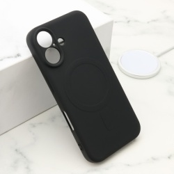 Futrola velvet touch magsafe za iphone 16 (6.1) crna ( F119954 )