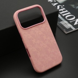 Futrola woven touch magsafe za iphone 17 pro (6.3) roze ( F125368 )