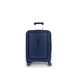 Gabol Kofer mali (kabinski) sa odeljkom za laptop PROŠIRIVI 40x55x22/25cm Brooklyn 41,7/47,4 l-3,1 kg metalik plava ( 16KG123923E )