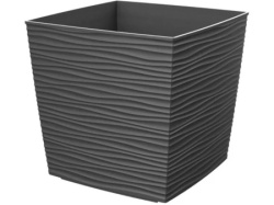 Gardino-saksija finesa kvadrat 30x30x29h antracit ( 34481 )