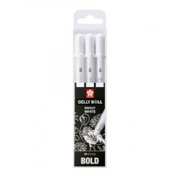 Gelly basic, gel olovka, set, white, bold, 3K ( 672391 ) - Img 2