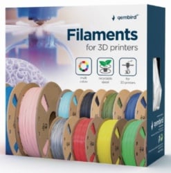 Gembird 3DP-ABS1.75-01-S ABS Filament za 3D stampac 1.75mm, kotur1KG Silver-3