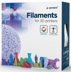 Gembird 3dp-pla-fl-01-w pla flexibilni filament za 3d stampac 1.75mm, kotur 1kg white (1910)-4