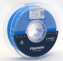 Gembird 3DP-PLA1.75HY-01-B PLA filament velike brzine za 3D stampac 1.75mm, kotur 1KG BLUE-4