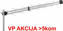 Gembird antena loga UHF sa F konektorom 28 elemenata, duina 104cm, dobit 9dB alumini.483 GMB-28EK ** - Img 4