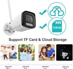 Gembird cam-ip5mp-b6-5x gmb kamera 5 mpx microSD iCSee xmeye pro app Two-way voice Bullit ip66 2.8-12mm-4