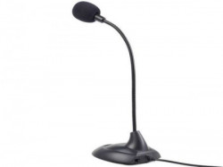 Gembird desktop mikrofon, savitljivo telo, black, 3.5mm sa prekidacem MIC-205 - Img 1