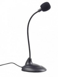 Gembird desktop mikrofon, savitljivo telo, black, 3.5mm sa prekidacem MIC-205 - Img 2