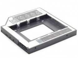 Gembird fioka za montazu 2.5" SSD/SATA HDD(do 9.5mm) u 5.25" leziste u laptop umesto optike MF-95-01 - Img 3