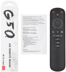 Gembird GMB-G50S Air Mouse Voice Remote Control, Gyroscope, Wireless Mini Keyboard, with IR Learning-6